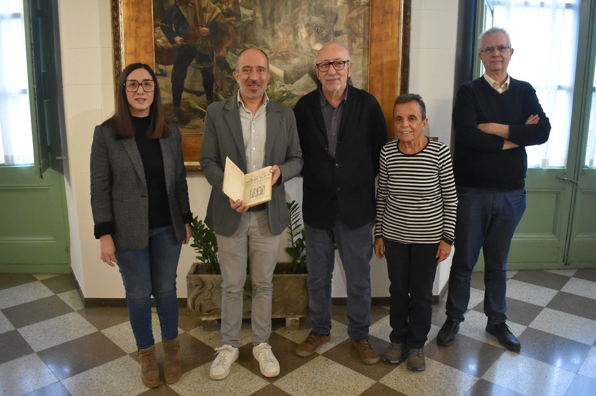 historical book donated to manresa city council