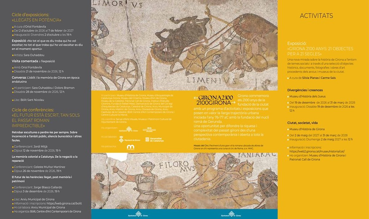 Museu d’Història de Girona to renovate first floor for 2100th anniversary exhibition