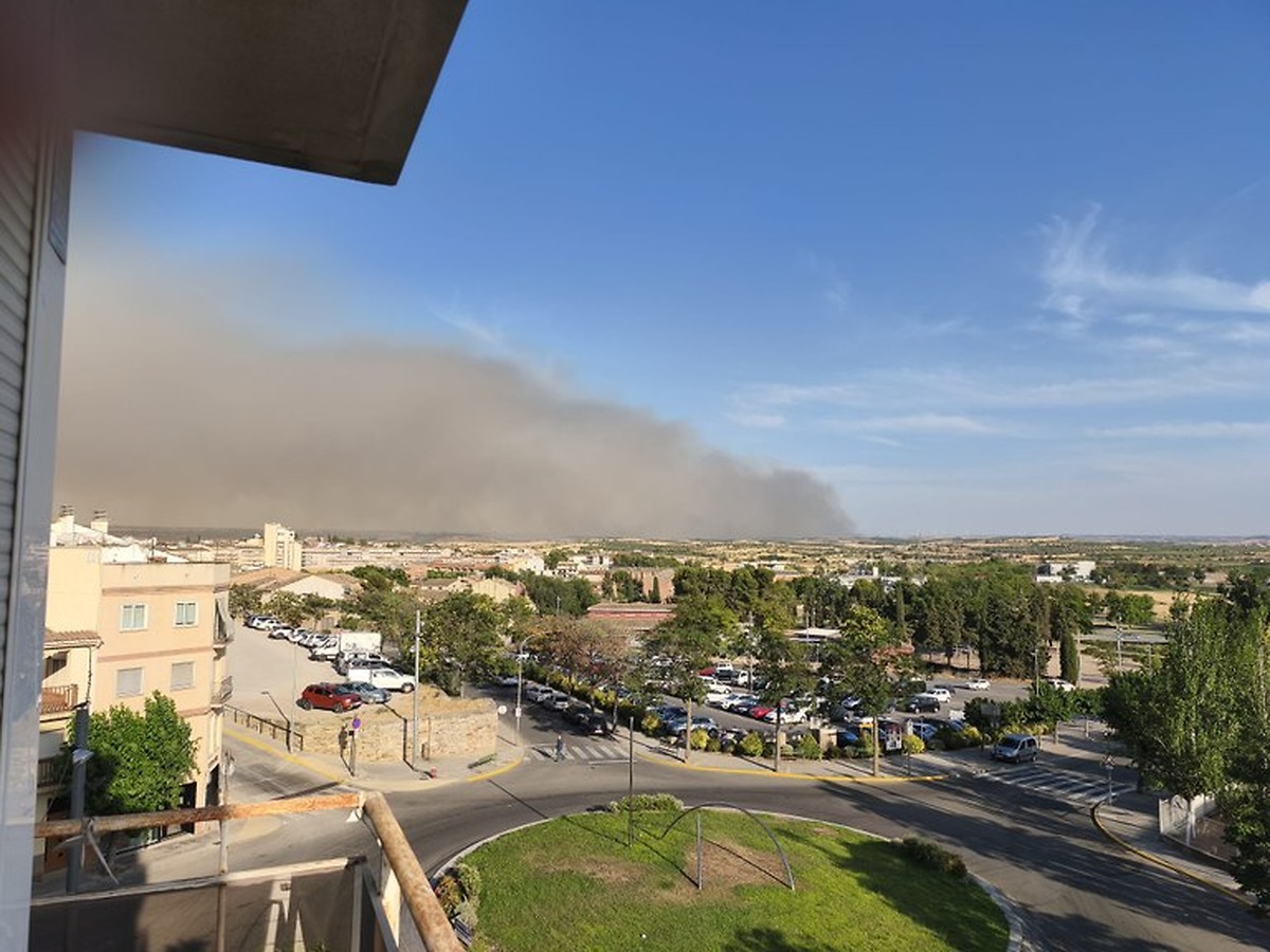 Tàrrega placed under temporary lockdown due to Guimerà wildfire