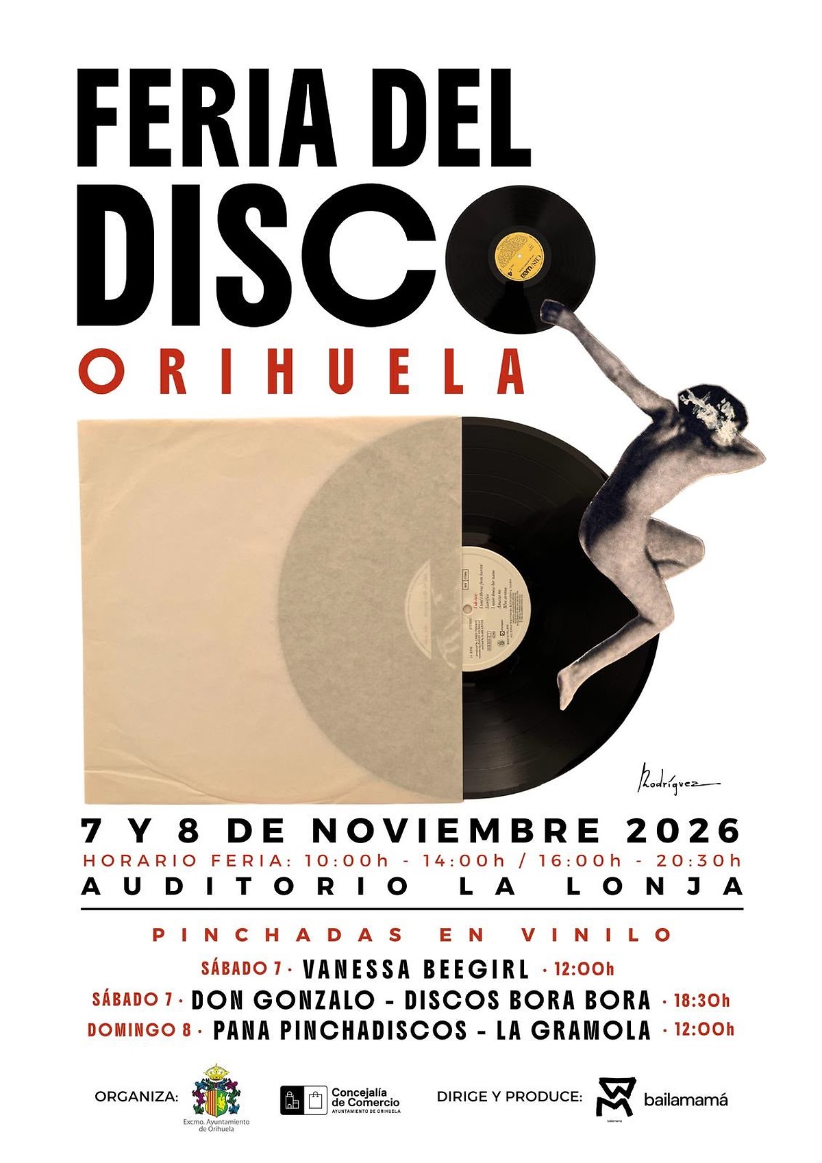 Orihuela to host disco fair on 7 and 8 November at Auditorio La Lonja