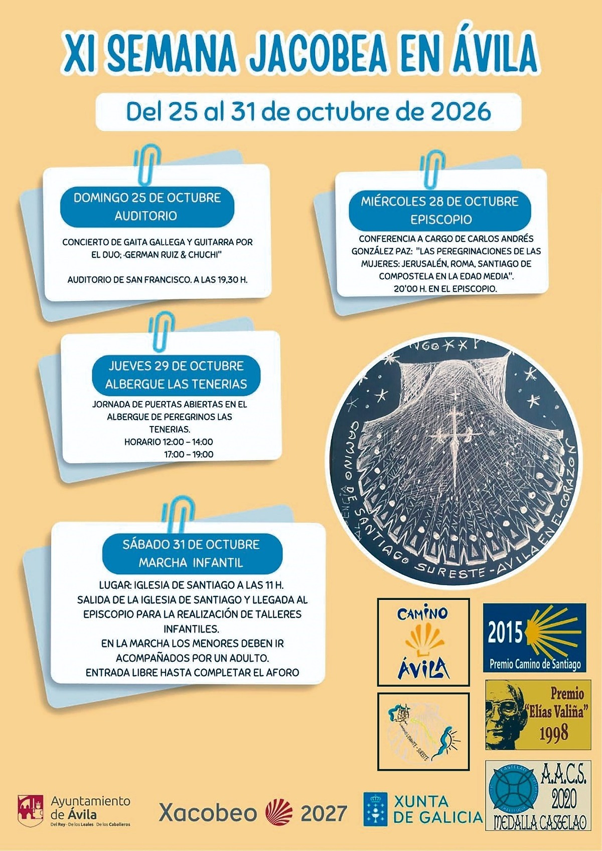 Avila's xi jacobean week to feature diverse activities from 25 to 31 october