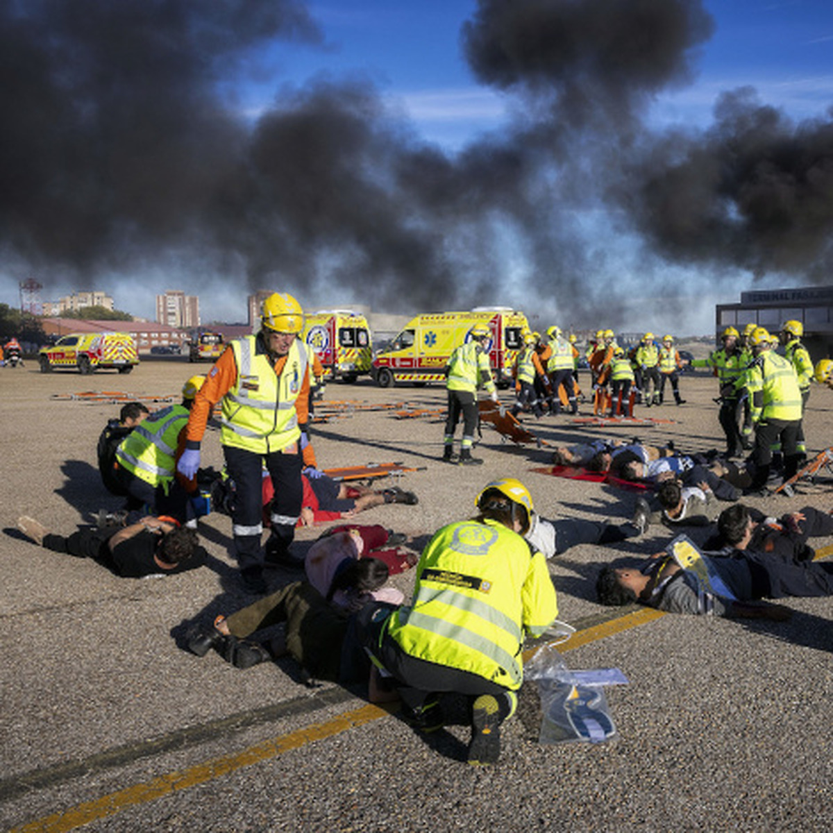 Madrid conducts large-scale emergency simulation to enhance disaster response