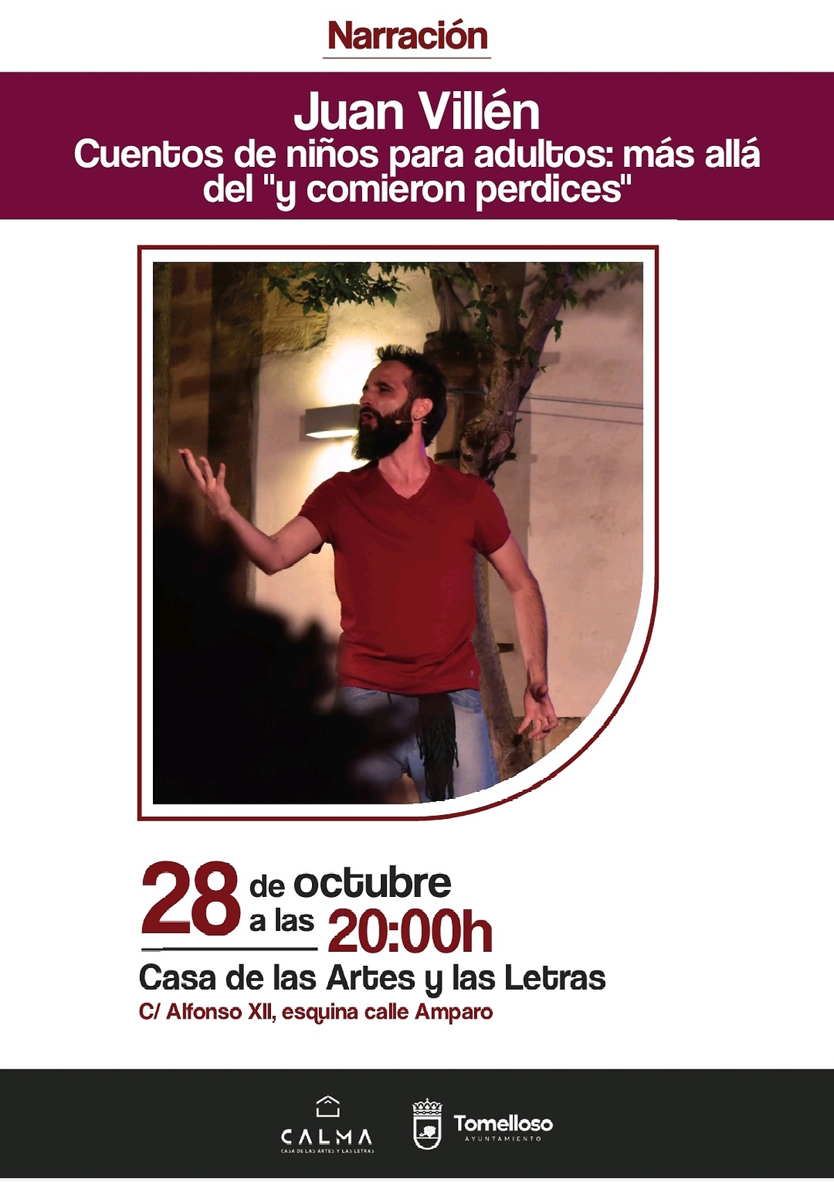 Literary event with Juan Villén in Tomelloso