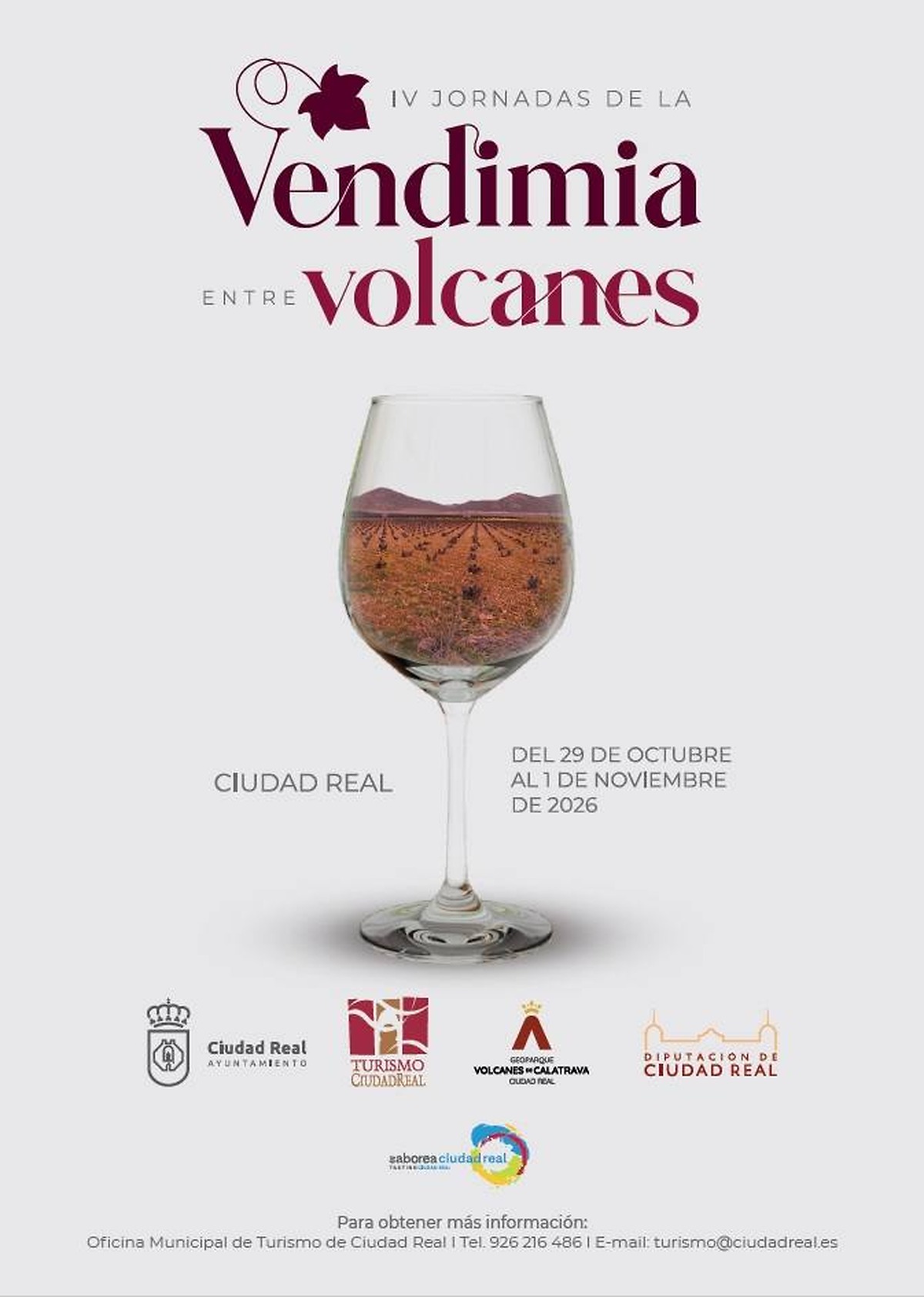 Ciudad Real to host fourth edition of vendimia entre volcanes from 29 October to 1 November