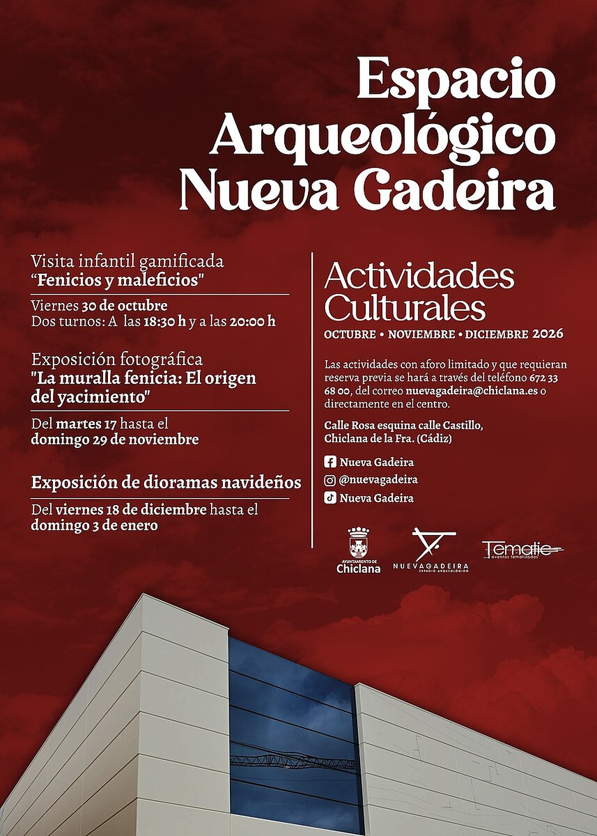 Archaeological space nueva gadeira announces upcoming activities