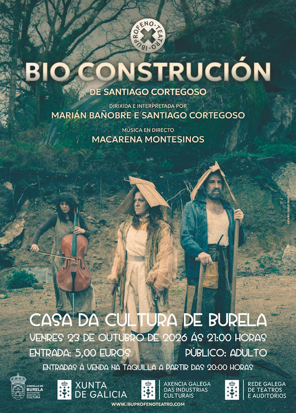 Burela hosts theatrical performance of 'Bio construcción'