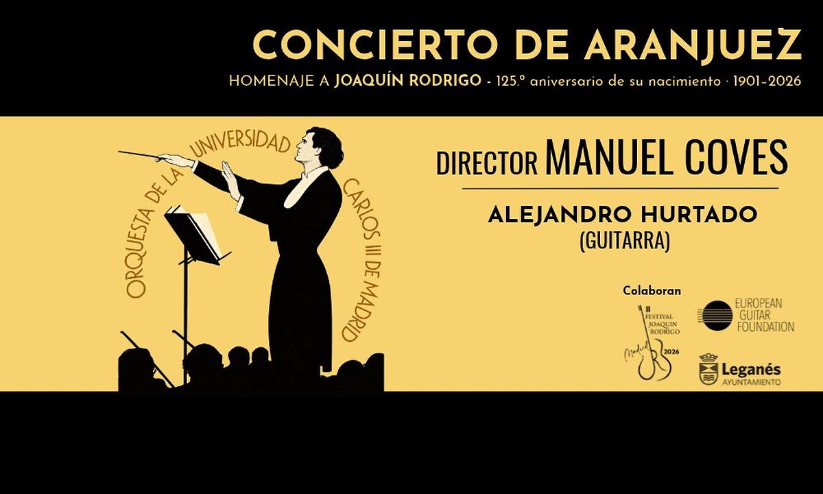 Orquesta UC3M opens season with concert featuring Concierto de Aranjuez and tribute to Joaquín Rodrigo