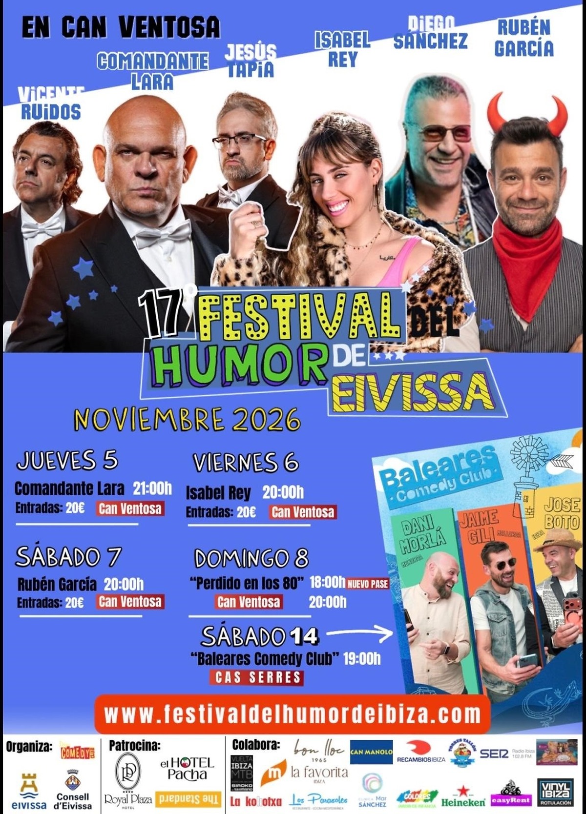 Eivissa to host 17th humour festival in November