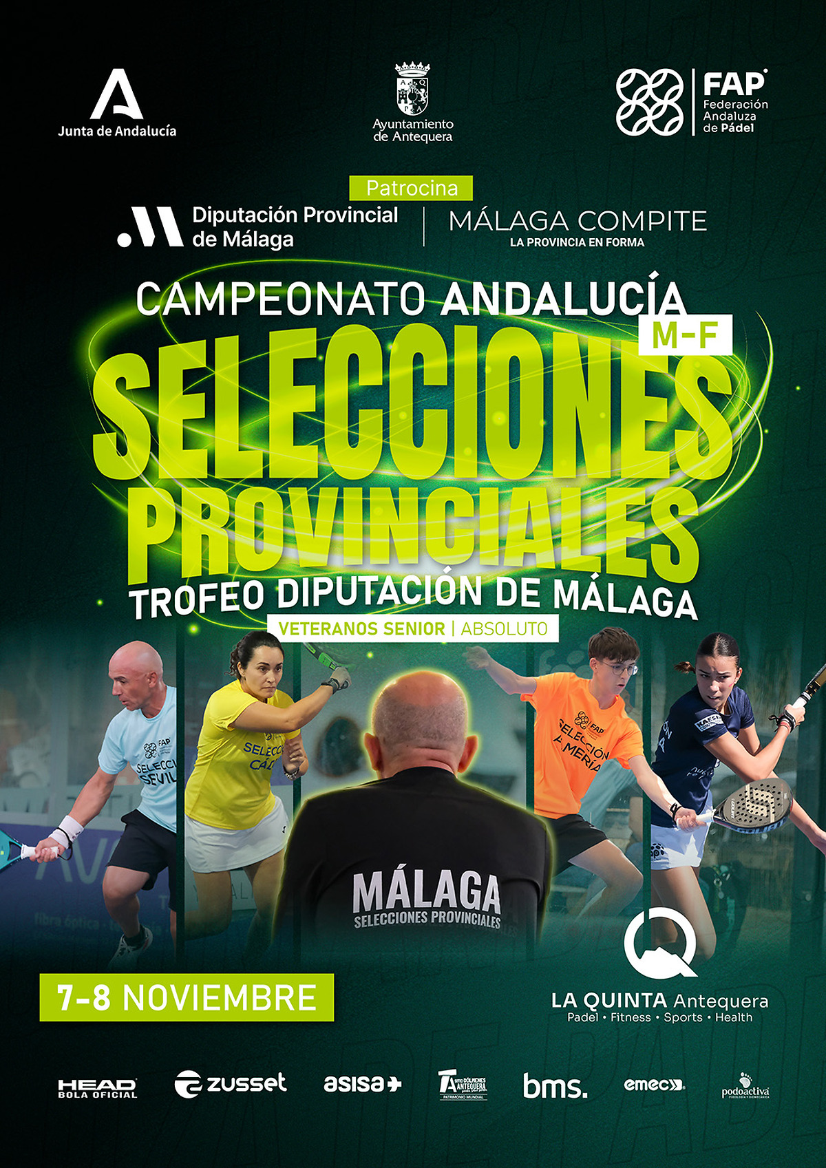 Five padel competitions to attract nearly 1,000 athletes to Antequera
