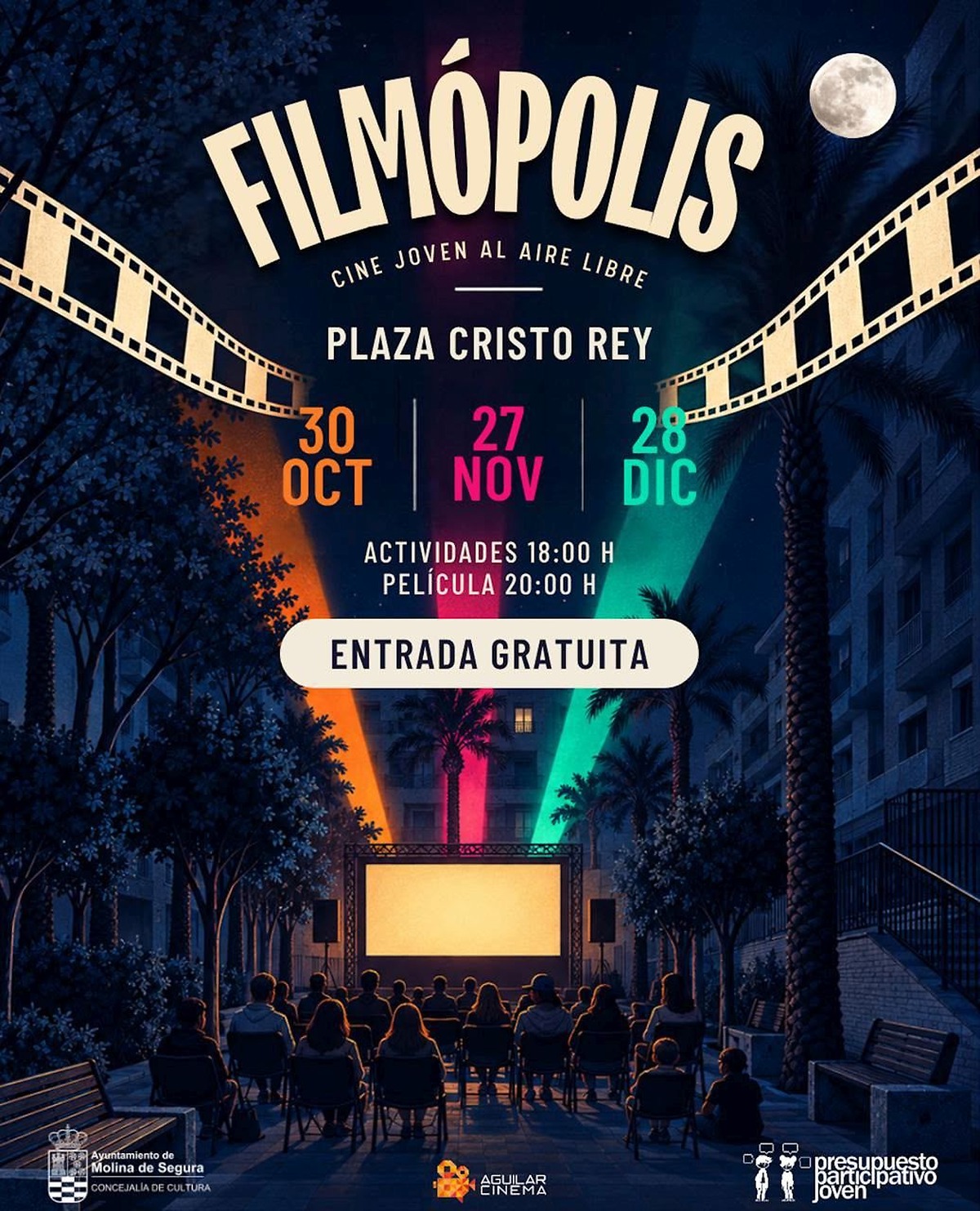 Molina de Segura launches outdoor youth cinema programme 'Filmópolis'