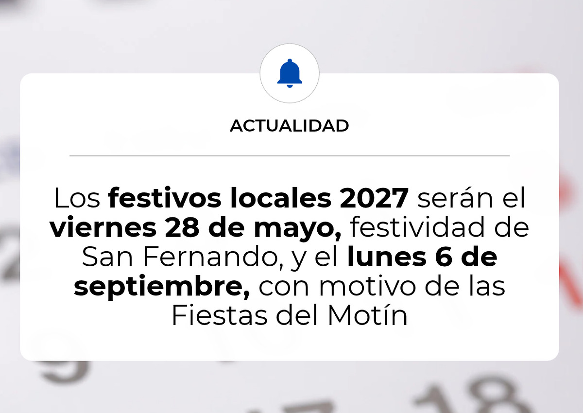 Local holidays for 2027 approved in Aranjuez