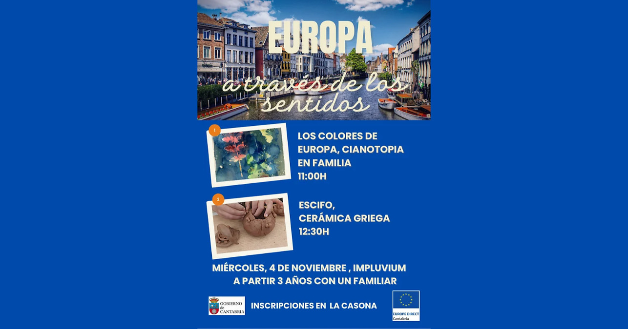 Reinosa launches family workshops to explore Europe through art and senses