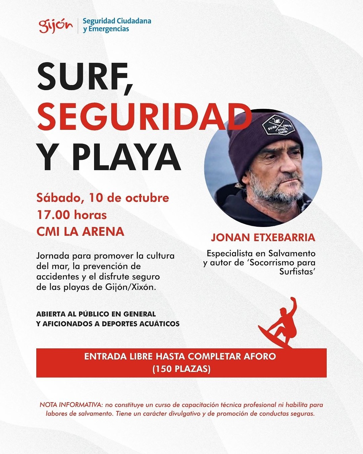 Surf, safety, and beach awareness in Gijón