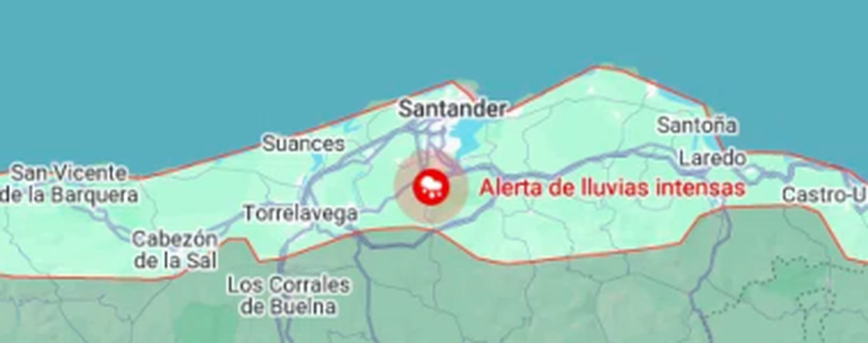 Santander City Council issues alert for municipal services due to forecasted heavy rains