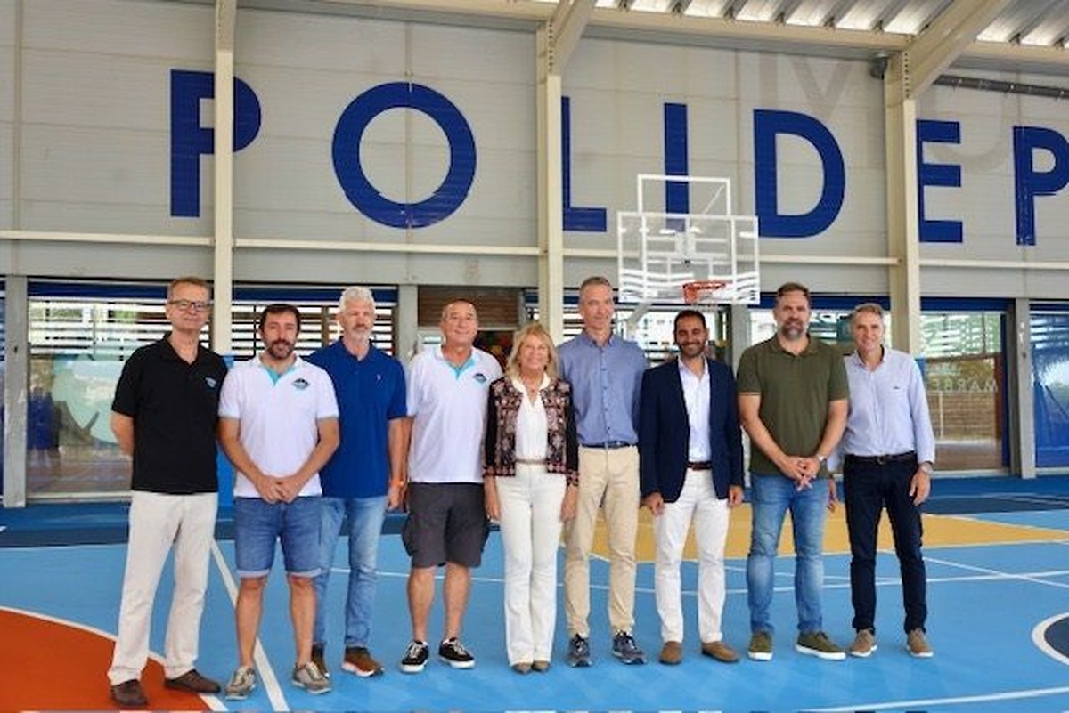 Marbella council opens new indoor basketball court at Carlos Cabezas Pavilion