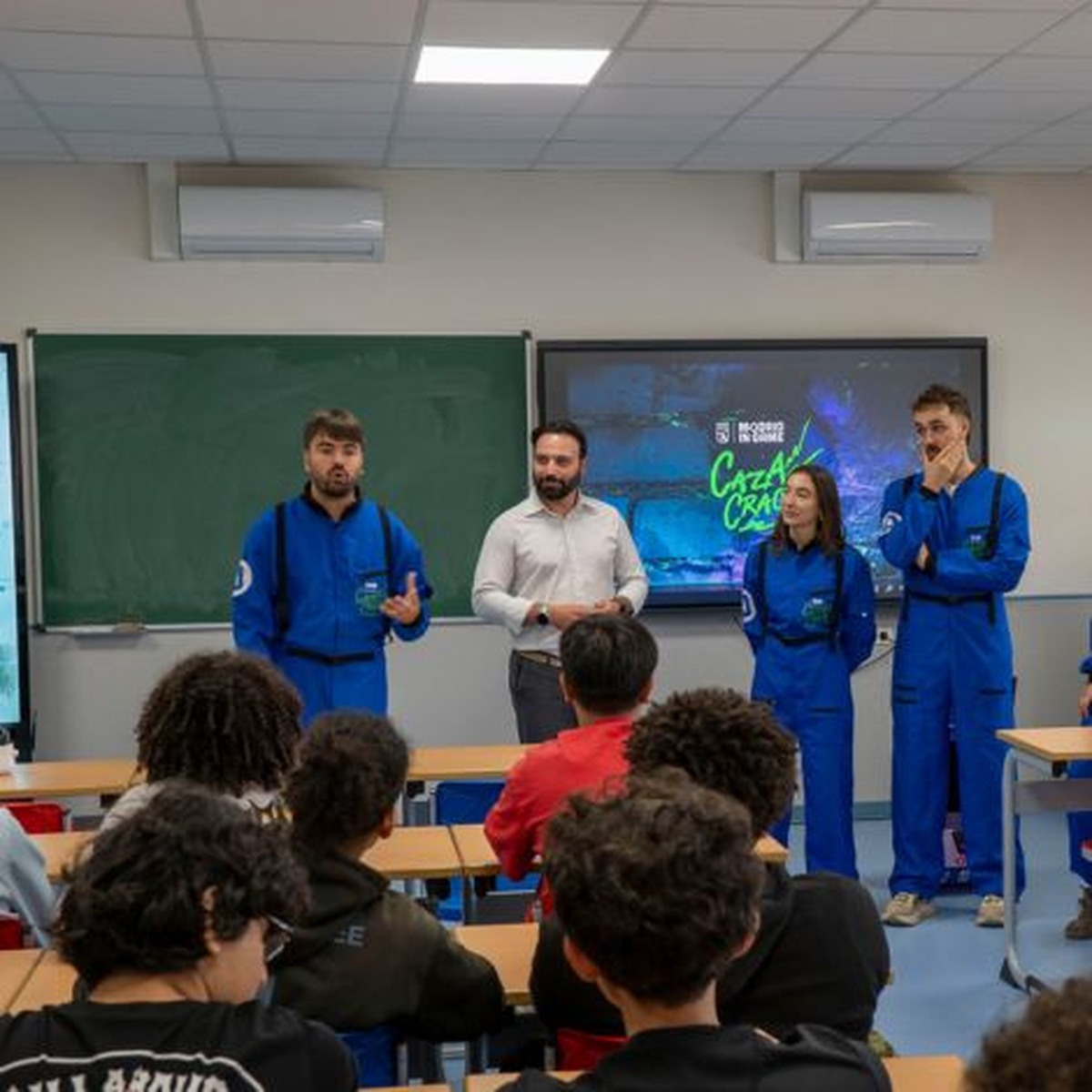 Cazacracks de Madrid in Game returns to schools to promote education and job opportunities in the video game sector
