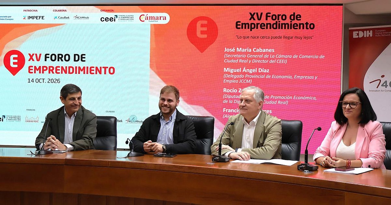 Castilla-La Mancha government supports entrepreneurs at the 15th entrepreneurship forum