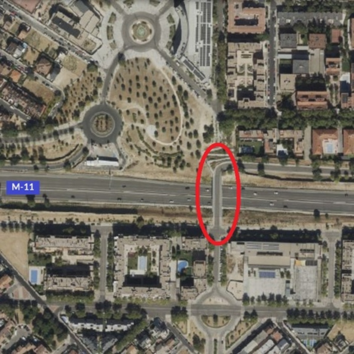 Madrid city council begins refurbishment of Artemisa bridge over the M-11