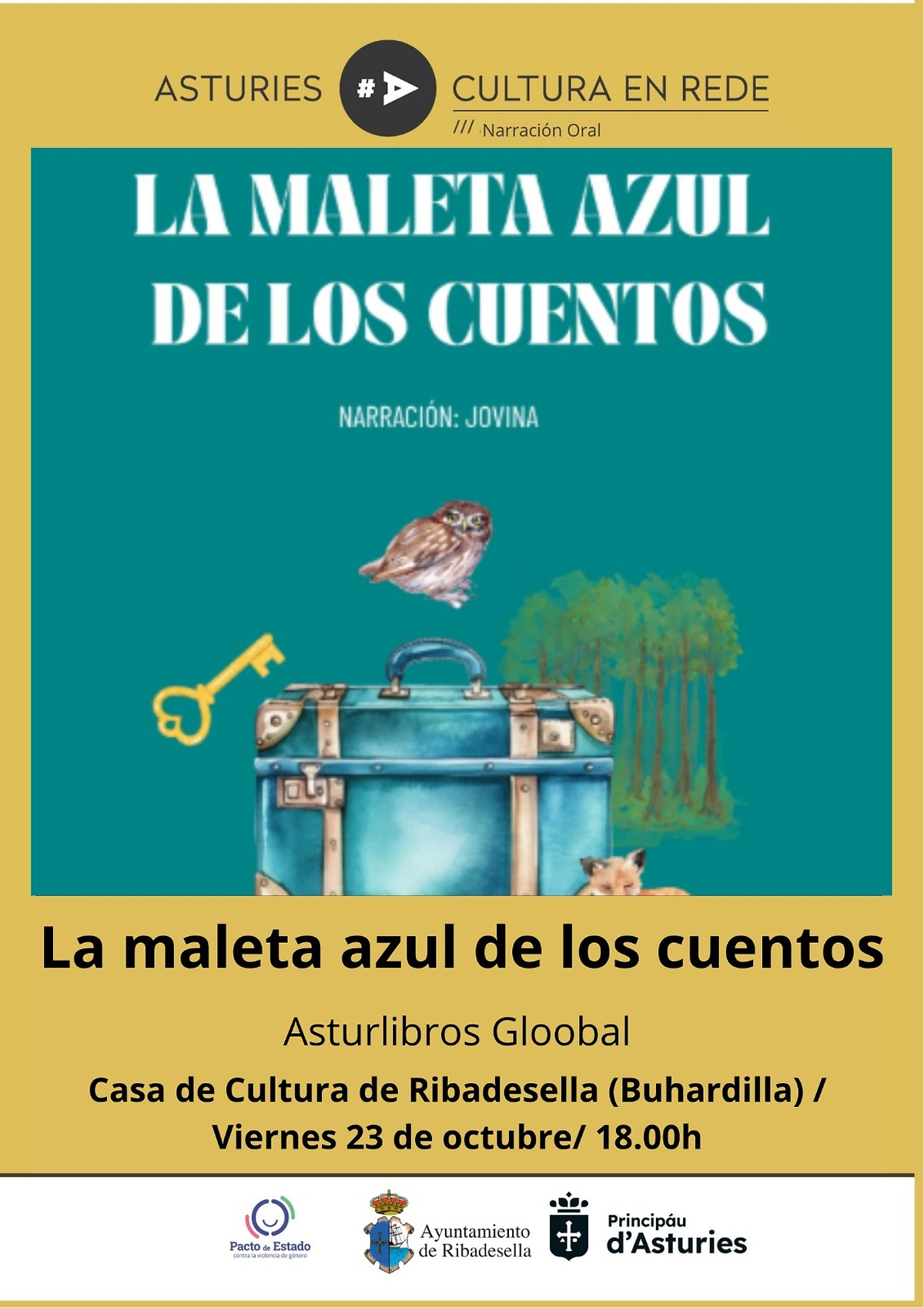 children's show 'the blue suitcase of stories' to take place in ribadesella